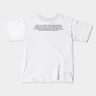 Vladimir Lenin "V.I. Lenin" Book Quote Kids T-Shirt